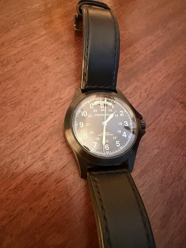 Hamilton khaki automatic watch - khaki,