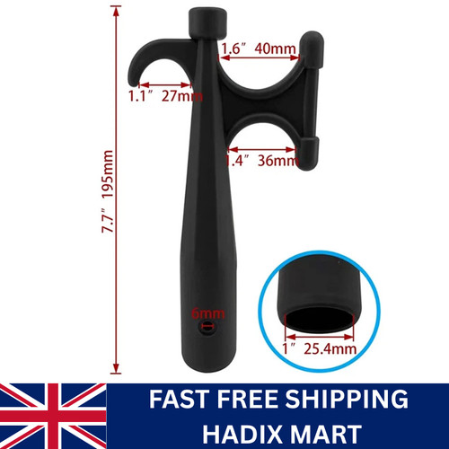 Nylon boat hook rust resistant - hook, rust-resistant