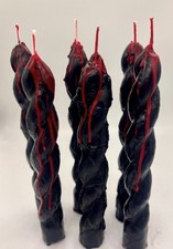 Goth Set 6 Black Bleeding Red