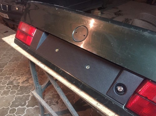 Bmw e34 rear - m5, number