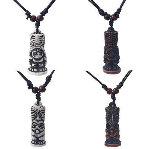 Brown white tribal yak - brown/white, bone