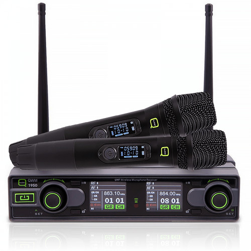 Twin handheld uhf wireless - uhf,