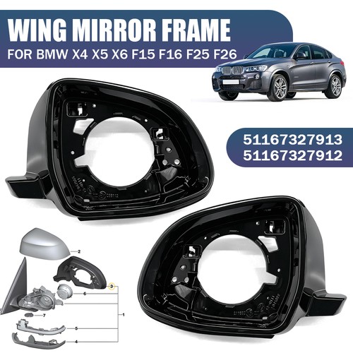 Pair wing door mirror - pair,