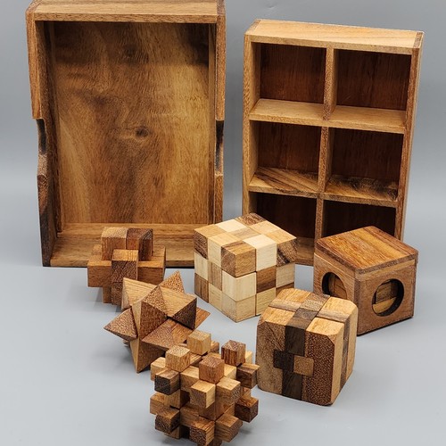 Puzzle wooden coffee - coffee, table