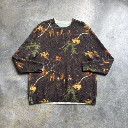 Brigade camo mohair sweater - mohair,