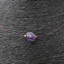 Amythest Handcrafted Wire