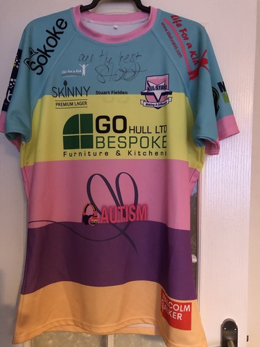 Stuart fielden signed rugby - fielden,