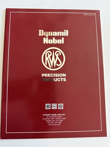 Dynamit nobel rws catalog - rws,