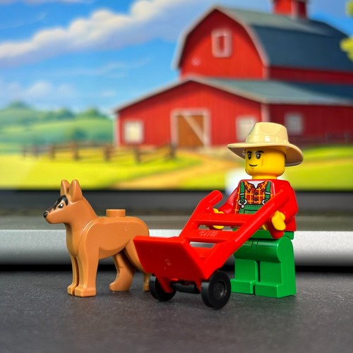 Lego farmer minifigure with - lego®,