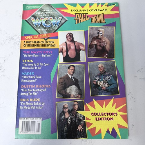Wcw magazine vgc - magazine, january