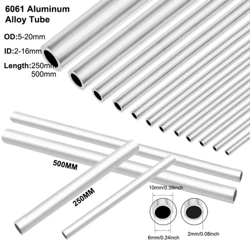 6061 aluminium round tube pipe - 6061,