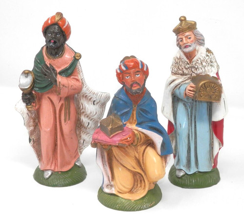 Vintage wisemen nativity - vintage,