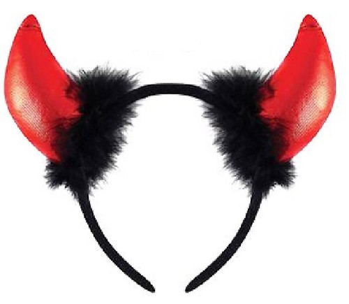 Devil horn headband hen - devil,