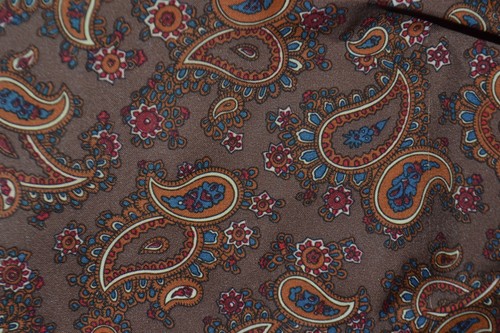Vintage tootal brown polyester - tootal,