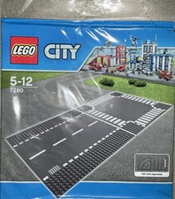LEGO CITY T -Junction And Curved Road Plates 7280