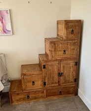 Unique Rustic Vintage Steps Cabinet Reclaimed Timber Collection Only 