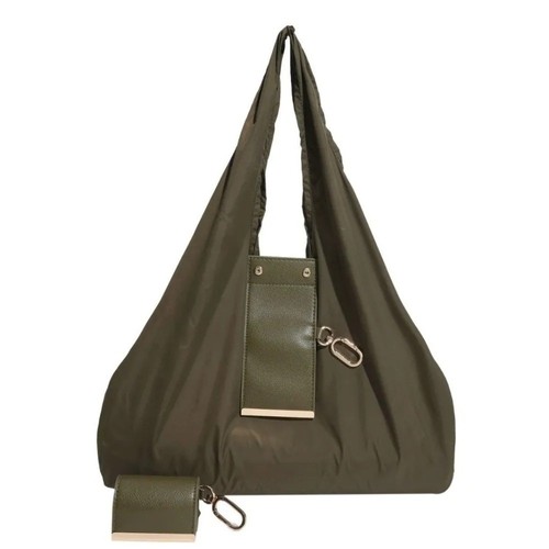 Unisex nylon foldable tote bag - tote,