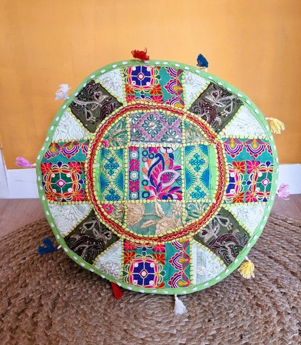 Indian handmade round ethnic - round,