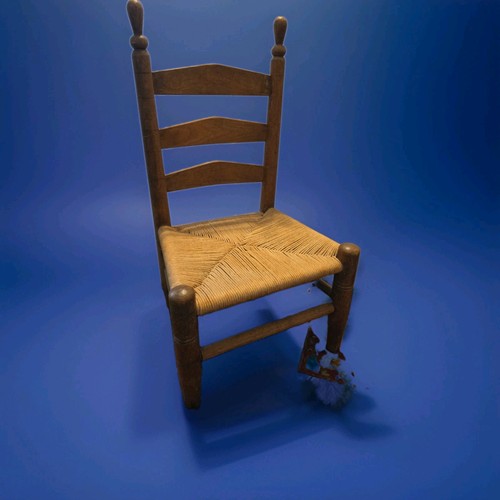 Antique child rush seat - child's,
