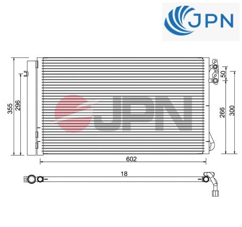 Engine condenser - engine, ac