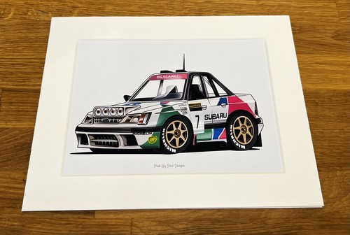 Legacy rally car cartoon - legacy,
