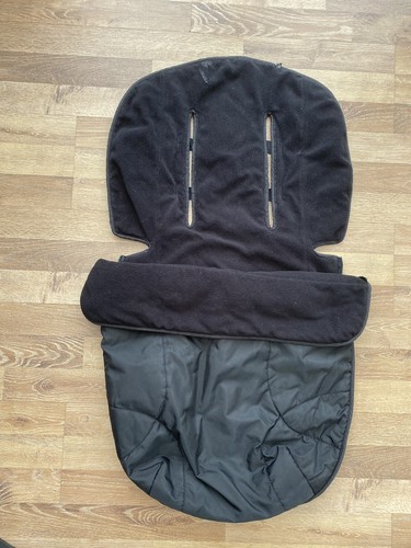 Baby mothercare black - black, footmuff