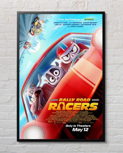 Movie poster rally road racers - movie,