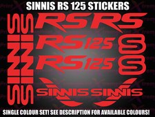 Sinnis 125 decals stickers - sinnis, decals/stickers