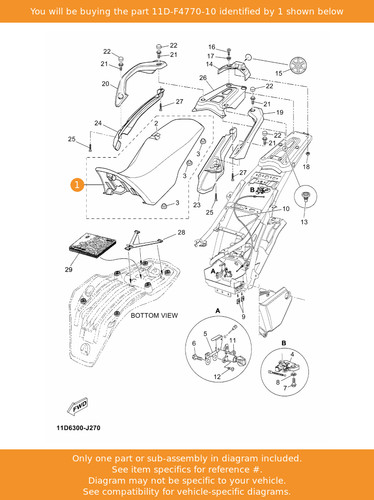 Yamaha semi double - yamaha, seat
