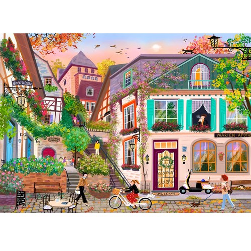 1000 piece puzzle - puzzle, in