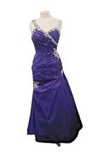 MORI LEE Uk 10 Purple Beaded