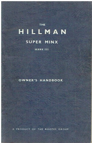 Hillman super minx - hillman, mkiii