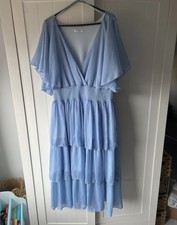 Goddiva Plain Lurex Chiffon