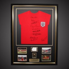 11 Signed England Shirt Incl