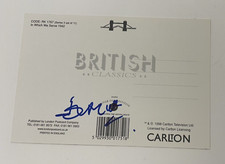 JOHN MILLS SIGNED BACK OF POSTCARD IN WHICH WE SERVE