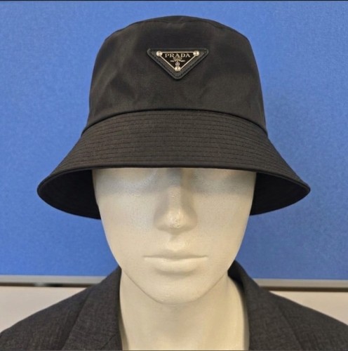 Prada unisex bucket hat - prada, black