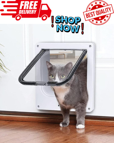 Microchip cat flap - cat, 4-way