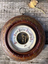 Beautiful Condition Weather Clock. 1940’s Works Well. Lovely Quality.