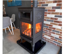 Wood burning stove - with, oven