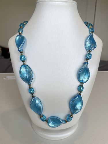 Vintage blue art - vintage, bead