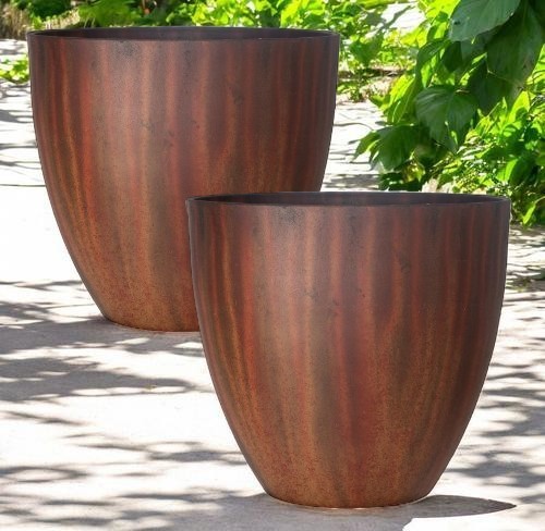 Rustic burnt effect round - rustic,