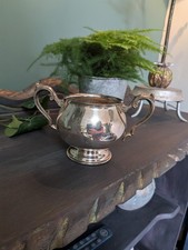 Vintage International Silver Company Silver Plated Sugar Bowl – Double Handle