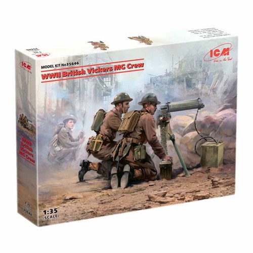 Icm wwii british vickers - british, mg