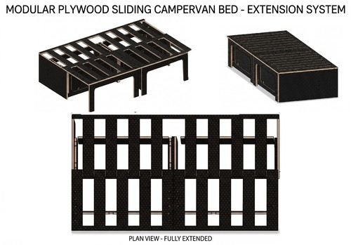 Sliding camper van - sliding,