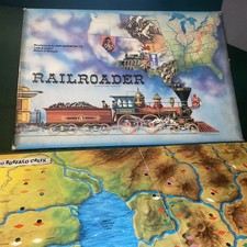 Waddingtons Railroader Board Game 1963 Complete Excellent Condition