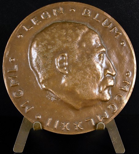 Medal leon blum - medal,