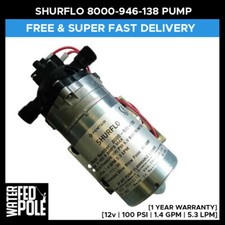 Shurflo 100psi pump 2lpm - shurflo, 5.2lpm