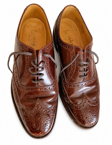 Loake leather brogue - loake,