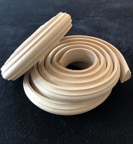 Heat bendable wood trims - bendable,
