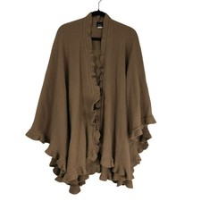 Dennis Basso Ruffled Hem Wool